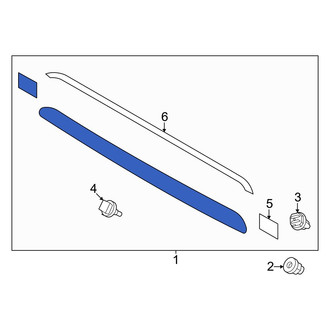 Toyota OE - Front Hood Molding
