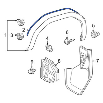 Toyota OE - Wheel Arch Molding Seal