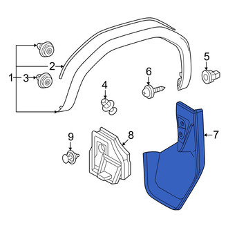 Toyota OE - Front Right Mud Flap