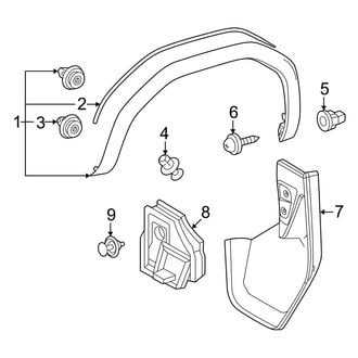 Toyota OE - Fender - Exterior Trim