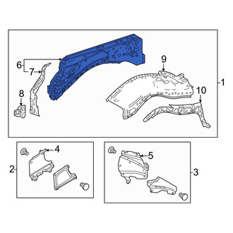 Toyota OE - Front Right Fender Apron Reinforcement