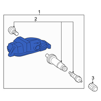 Toyota OE - Tire Pressure Monitoring System (TPMS) Sensor