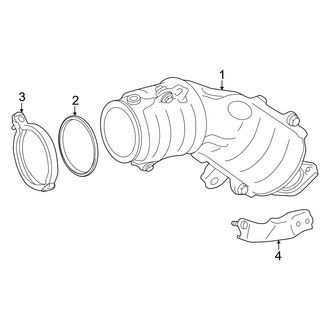 Toyota OE - Exhaust System - Converter