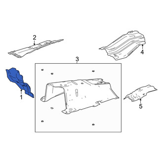 Toyota OE - Front Floor Pan Heat Shield