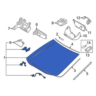 Toyota OE - Front Windshield