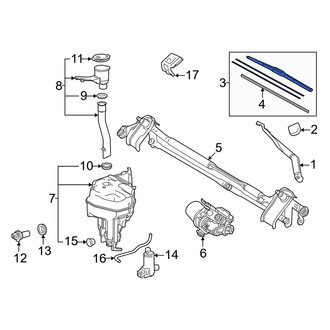 Toyota OE - Front Left Wiper Blade
