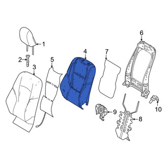 Toyota OE - Front Left Seat Back Cushion