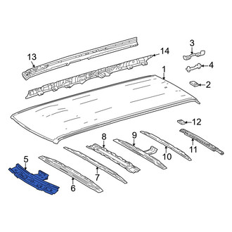 Toyota OE - Front Roof Header Panel