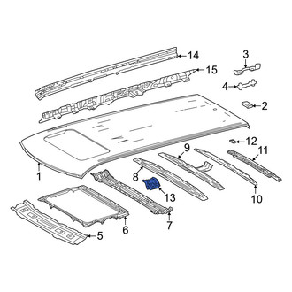 Toyota OE - Roof Header Panel Bracket