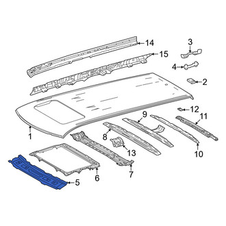 Toyota OE - Front Roof Header Panel