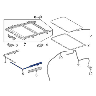 Toyota OE - Left Sunroof Cable