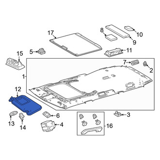 Toyota OE - Right Sun Visor