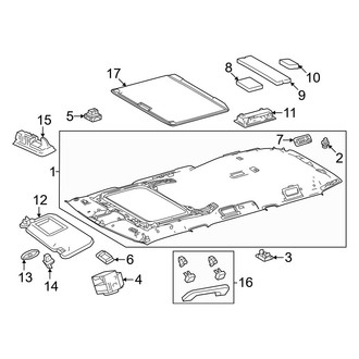 Toyota OE - Roof - Interior Trim (With Sunroof)