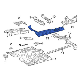 Toyota OE - Front Right Floor Side Rail