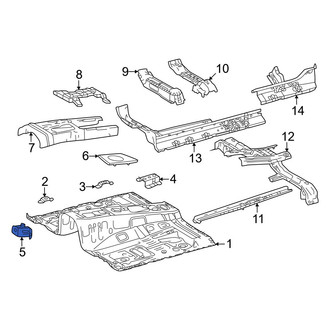 Toyota OE - Front Left Floor Extension
