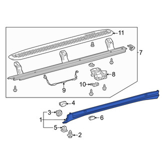 Toyota OE - Left Rocker Panel Guard