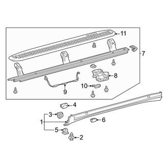 Toyota OE - Pillars, Rocker & Floor - Exterior Trim