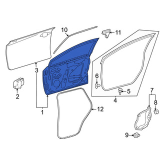 Toyota OE - Front Right Door Shell