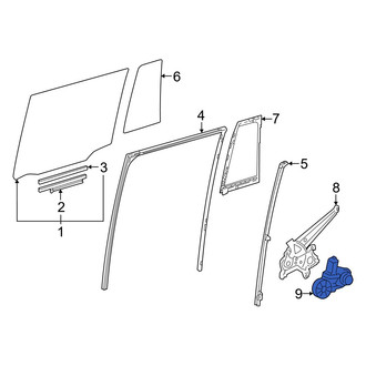 Toyota OE - Rear Left Window Motor