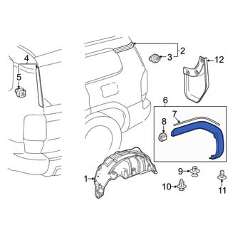 Toyota OE - Rear Left Wheel Arch Molding