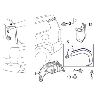 Toyota OE - Wheel Arch Molding Seal
