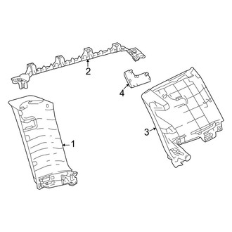 Toyota OE - Quarter Panel - Interior Trim (Upper Section)