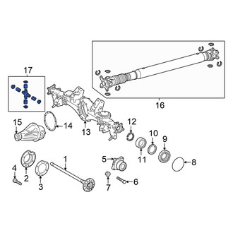 Toyota OE - Rear Forward Universal Joint