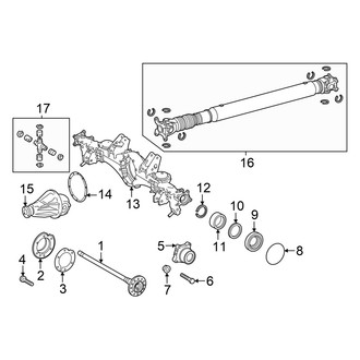 Toyota OE - Rear Suspension - Axle & Differential