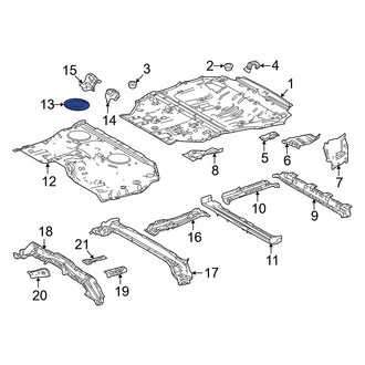 Toyota OE - Rear Trunk Floor Access Cover