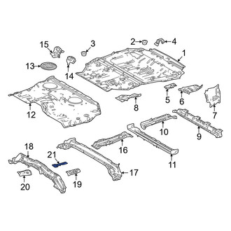 Toyota OE - Front Left Floor Pan Reinforcement