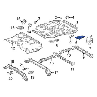 Toyota OE - Rear Left Floor Cover Panel