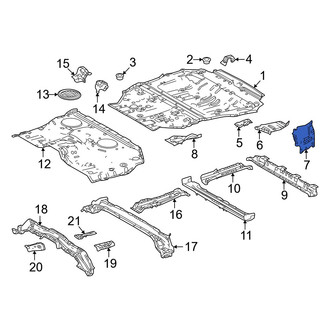 Toyota OE - Rear Left Inner Floor Extension