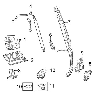 Toyota OE - Lift Gate - Lock & Hardware