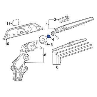 Toyota OE - Wiper Motor Insulator