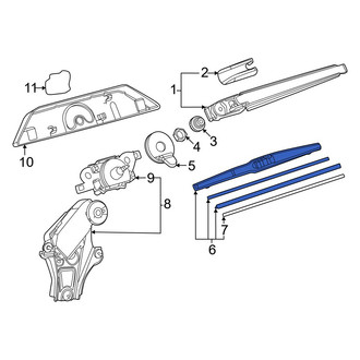 Toyota OE - Rear Wiper Blade