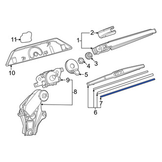 Toyota OE - Rear Wiper Blade