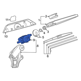 Toyota OE - Wiper Linkage