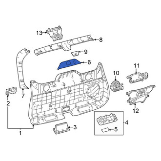 Toyota OE - Liftgate Trim Cover Cap