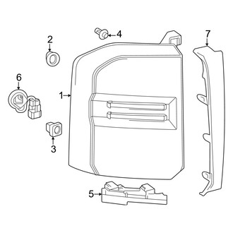 Toyota OE - Rear Lamps - Combination Lamps
