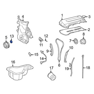 Toyota OE - Front Engine Crankshaft Seal