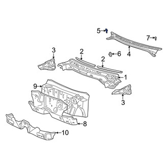 Toyota OE - Cowl Cover Clip