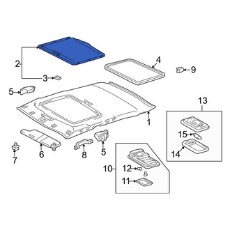 Toyota OE - Sunroof Cover