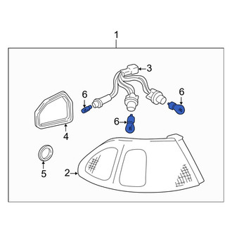 Toyota OE - Rear Tail Light Bulb