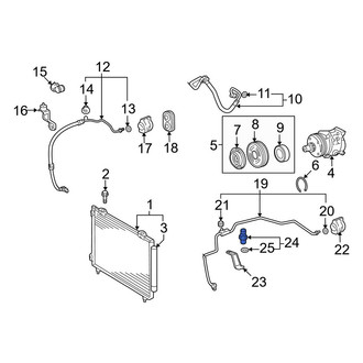 Toyota OE - HVAC Pressure Switch