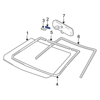 Toyota OE - Front Windshield Spacer
