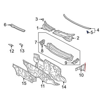Toyota OE - Cowl Panel Clip