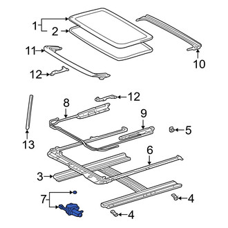 Toyota OE - Sunroof Motor