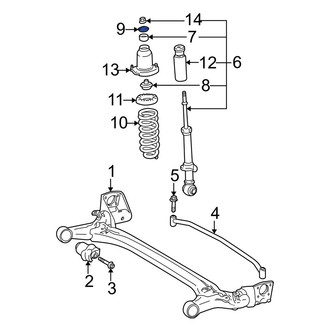 Toyota OE - Upper Suspension Strut Mount Washer