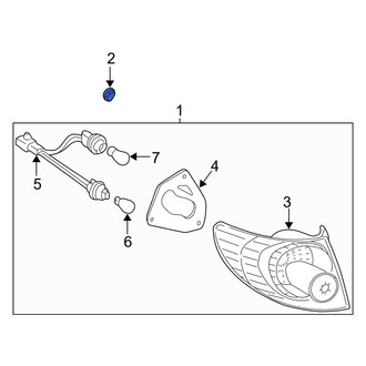 Toyota OE - Tail Light Nut