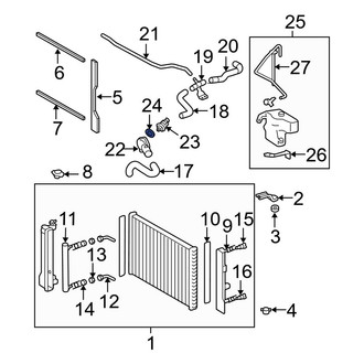 Toyota OE - Engine Coolant Thermostat Seal
